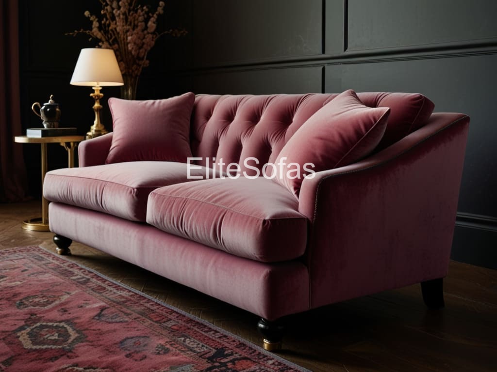 Chic Velvet Sofa