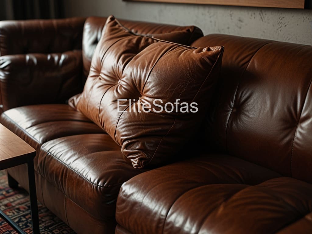 Cozy Leather Sofa